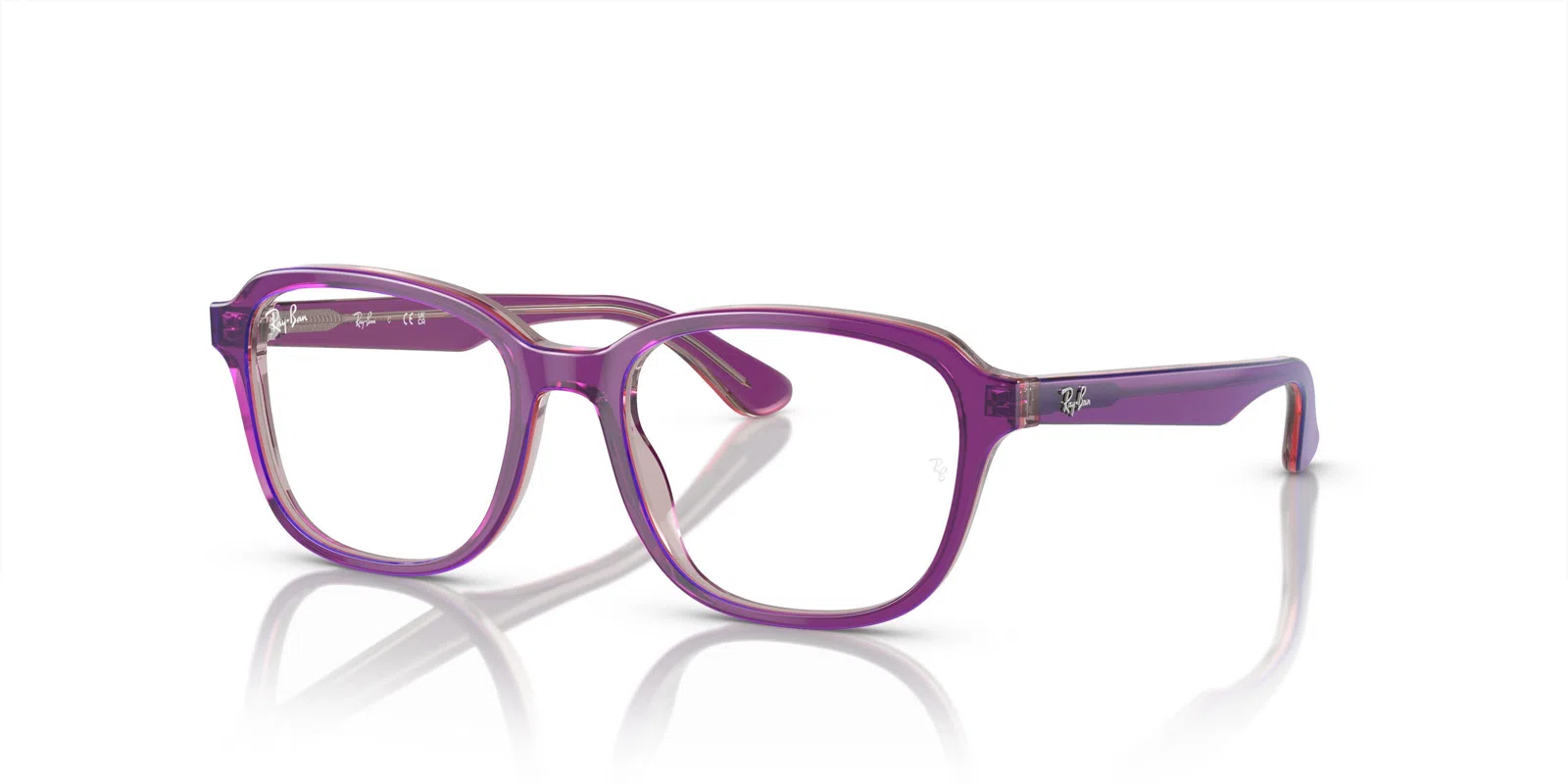 Ray-Ban Kids 0RY1627 Eyeglasses - Top Red & Violet & Orange - view 13